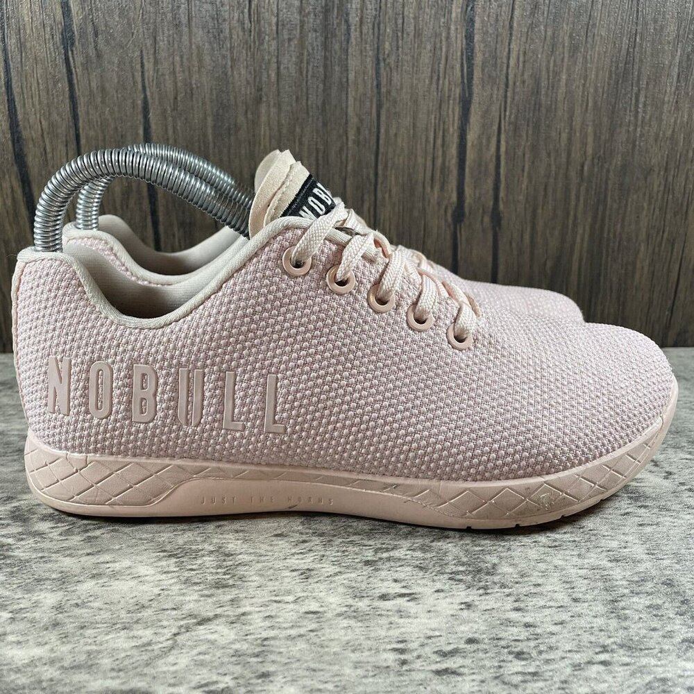 Nobull Pink Superfabric Size 7 Training Lifting C… - image 3